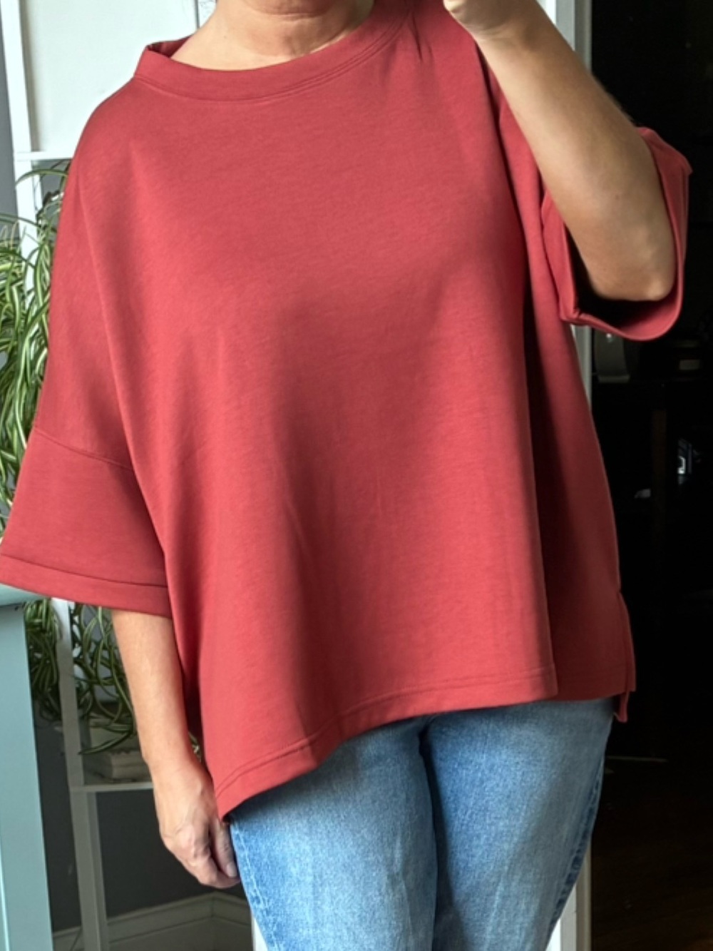 Oversized Women’s Scuba Top